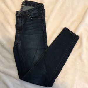 Just Black Dark Wash Skinny Jeans